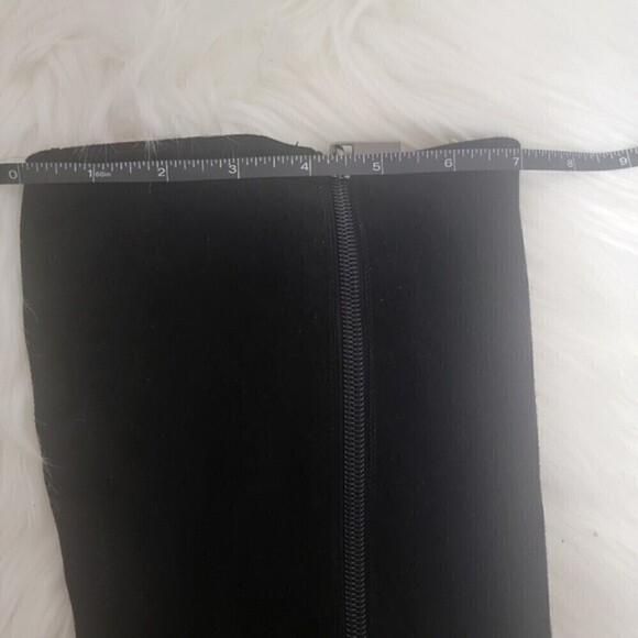 RAYE Women's Revolve Black Tall boots Suede Side zipper trendy & fashion sz 9 - Picture 9 of 11